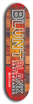 Blunt Blank #16: Limited Edition, Red Logo Skateboard Deck