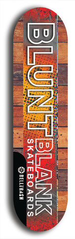 Blunt Blank #16: Limited Edition, Black Logo Skateboard Deck