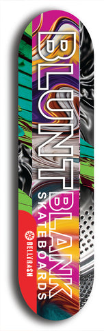 Blunt Blank #17: Limited Edition, Red Logo Skateboard Deck