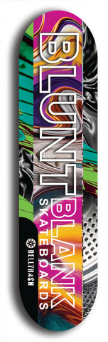Blunt Blank #17: Limited Edition, Black Logo Skateboard Deck