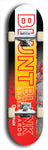 North American maple skateboard deck designed by underground artist BellyRash -- available in widths between 7.5 to 8.5 inches in both mellow concave and steep concave shapes. Artwork: street art and street artist and the BellyRash Blunt Blank skateboard deck logo