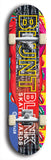 North American maple skateboard deck designed by underground artist BellyRash -- available in widths between 7.5 to 8.5 inches in both mellow concave and steep concave shapes. Artwork: street art and street artist and the BellyRash Blunt Blank skateboard deck logo