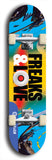 Freaks & Love #1: Limited Edition, Blue Logo Skateboard Deck