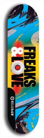 Freaks & Love #1: Limited Edition, Black Logo Skateboard Deck
