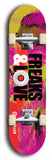 Freaks & Love #5: Limited Edition, Red Logo Skateboard Deck