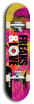 Freaks & Love #5: Limited Edition, Black Logo Skateboard Deck