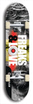 Freaks & Love #6: Limited Edition, Black Logo Skateboard Deck