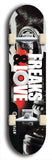 Freaks & Love #7: Limited Edition, Black Logo Skateboard Deck