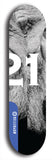 Twenty-One #1: Limited Edition, Blue Logo Skateboard Deck