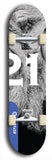 Twenty-One #1: Limited Edition, Blue Logo Skateboard Deck