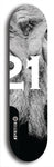 Twenty-One #1: Limited Edition, Black Logo Skateboard Deck