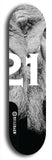 Twenty-One #1: Limited Edition, Black Logo Skateboard Deck