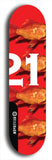 Twenty-One #10: Limited Edition, Black Logo Skateboard Deck