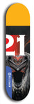 Twenty-One #5: Limited Edition, Blue Logo Skateboard Deck