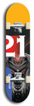 Twenty-One #5: Limited Edition, Blue Logo Skateboard Deck