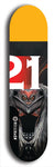 Twenty-One #5: Limited Edition, Black Logo Skateboard Deck