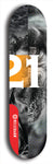 Twenty-One #6: Limited Edition, Red Logo Skateboard Deck