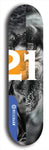 Twenty-One #6: Limited Edition, Blue Logo Skateboard Deck