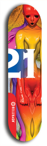 Twenty-One #7: Limited Edition, Red Logo Skateboard Deck