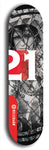 Twenty-One #8: Limited Edition, Red Logo Skateboard Deck