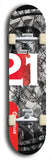 Twenty-One #8: Limited Edition, Red Logo Skateboard Deck