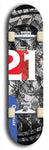 Twenty-One #8: Limited Edition, Blue Logo Skateboard Deck