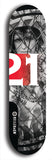 Twenty-One #8: Limited Edition, Black Logo Skateboard Deck