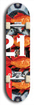 Twenty-One #9: Limited Edition, Red Logo Skateboard Deck