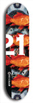Twenty-One #9: Limited Edition, Black Logo Skateboard Deck