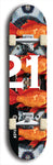 Twenty-One #9: Limited Edition, Black Logo Skateboard Deck