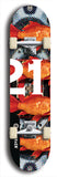 Twenty-One #9: Limited Edition, Black Logo Skateboard Deck