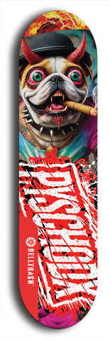 Psychodx #10: Limited Edition, Red Logo Skateboard Deck