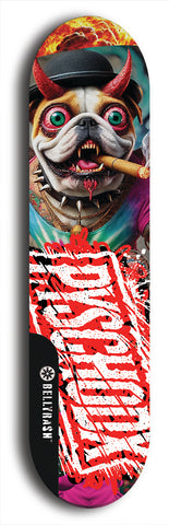 Psychodx #10: Limited Edition, Black Logo Skateboard Deck