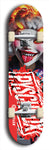 Psychodx #13: Limited Edition, Red Logo Skateboard Deck