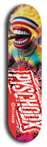 Psychodx #14: Limited Edition, Red Logo Skateboard Deck