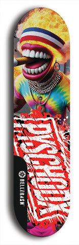 Psychodx #14: Limited Edition, Black Logo Skateboard Deck