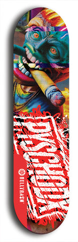 Psychodx #15: Limited Edition, Red Logo Skateboard Deck