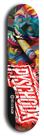 Psychodx #15: Limited Edition, Black Logo Skateboard Deck