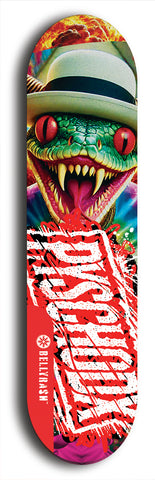 Psychodx #17: Limited Edition, Red Logo Skateboard Deck