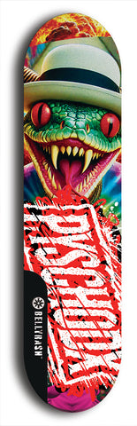 Psychodx #17: Limited Edition, Black Logo Skateboard Deck