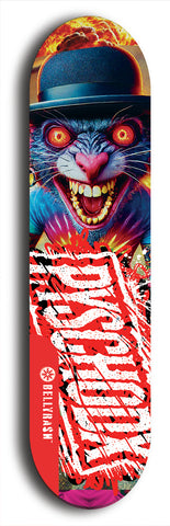 Psychodx #18: Limited Edition, Red Logo Skateboard Deck