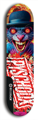 Psychodx #18: Limited Edition, Black Logo Skateboard Deck