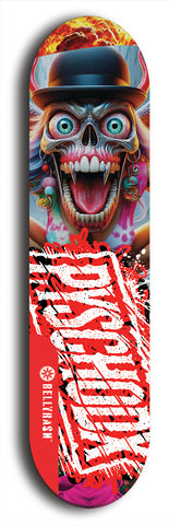 Psychodx #19: Limited Edition, Red Logo Skateboard Deck