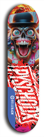 Psychodx #19: Limited Edition, Blue Logo Skateboard Deck