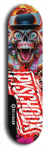 Psychodx #19: Limited Edition, Black Logo Skateboard Deck