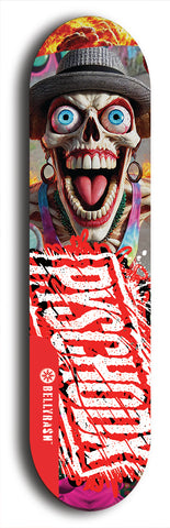 Psychodx #22: Limited Edition, Red Logo Skateboard Deck