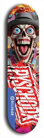 Psychodx #22: Limited Edition, Blue Logo Skateboard Deck