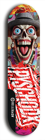 Psychodx #22: Limited Edition, Black Logo Skateboard Deck
