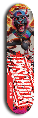 Psychodx #23: Limited Edition, Red Logo Skateboard Deck