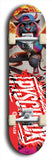 Psychodx #23: Limited Edition, Red Logo Skateboard Deck